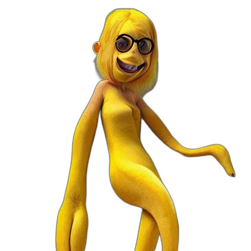 dress, creature, mask, animal, 3d render, concept art, cartoon, golden transparent PNG cut-out