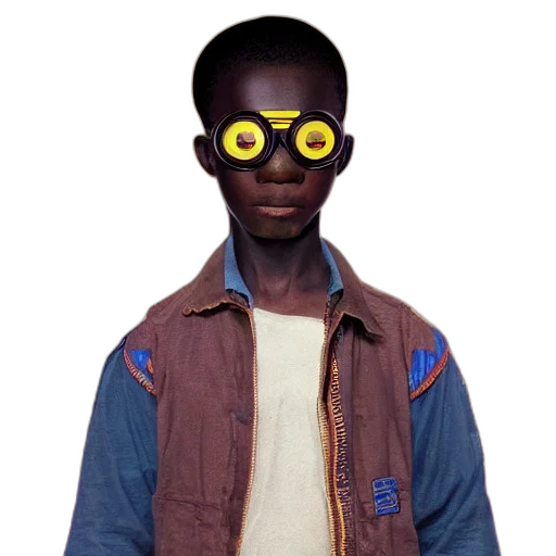 mask, jacket, face, robot, 3d render, concept art, cyberpunk, photorealistic transparent PNG cut-out