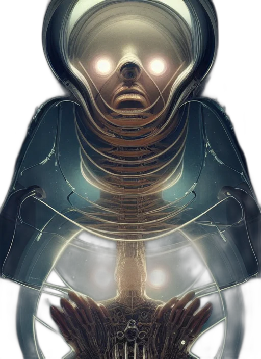 robot, mask, face, creature transparent PNG cut-out