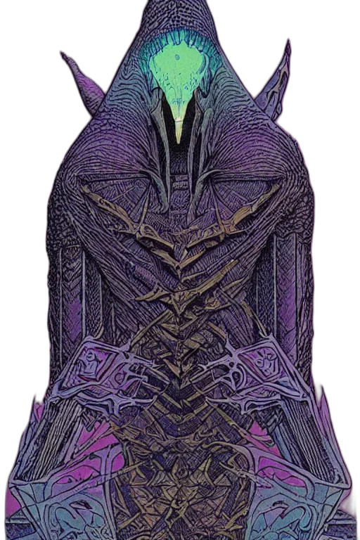 dress, jacket, mask, crown, concept art, fantasy art, cyberpunk, 3d render transparent PNG cut-out