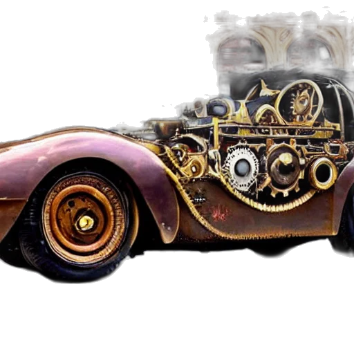 car, jewelry, weapon, concept art, 3d render, photorealistic, watercolor, steampunk transparent PNG cut-out