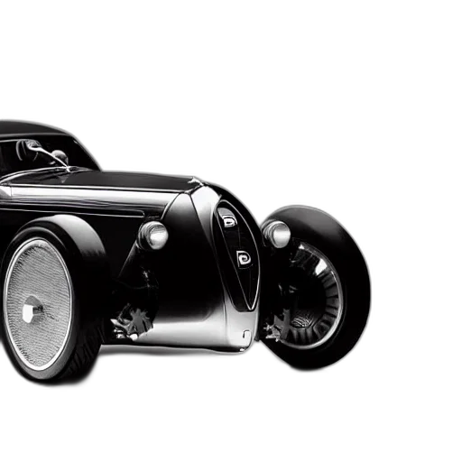 car, robot, 3d render, photorealistic, concept art, cartoon, bugatti, type transparent PNG cut-out