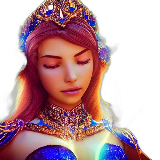 crown, jewelry, fantasy art, concept art, 3d render, photorealistic, photo, wonderful transparent PNG cut-out