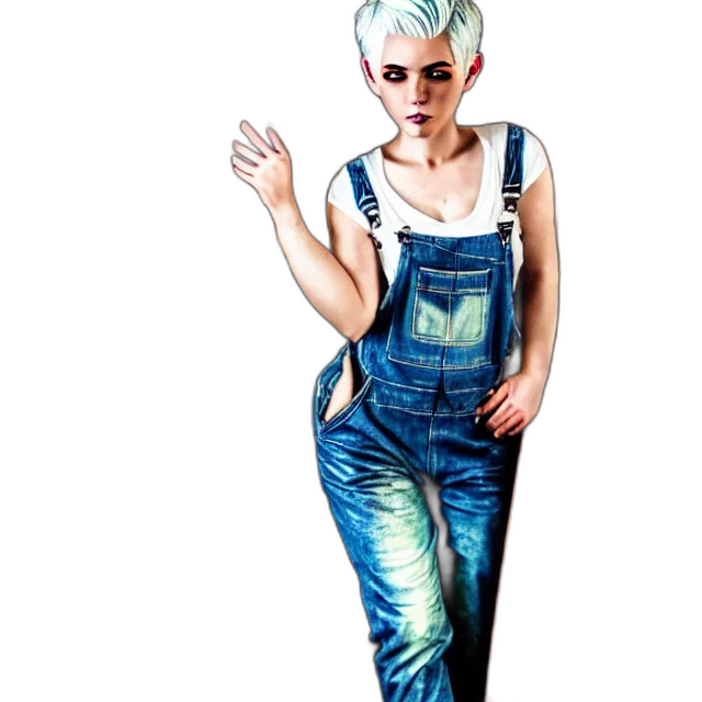 dress, concept art, photorealistic, cyberpunk, watercolor, outer space, full, body transparent PNG cut-out
