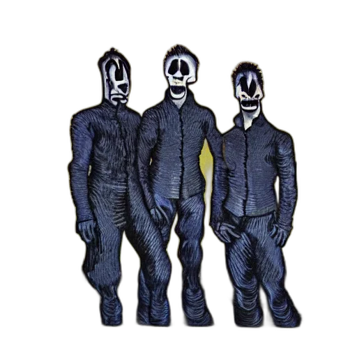 mask, jacket, robot, concept art, 3d render, monochrome, album, cover transparent PNG cut-out