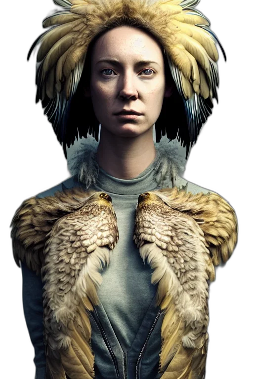 jacket, animal, face, creature, concept art, photorealistic, fantasy art, 3d render transparent PNG cut-out