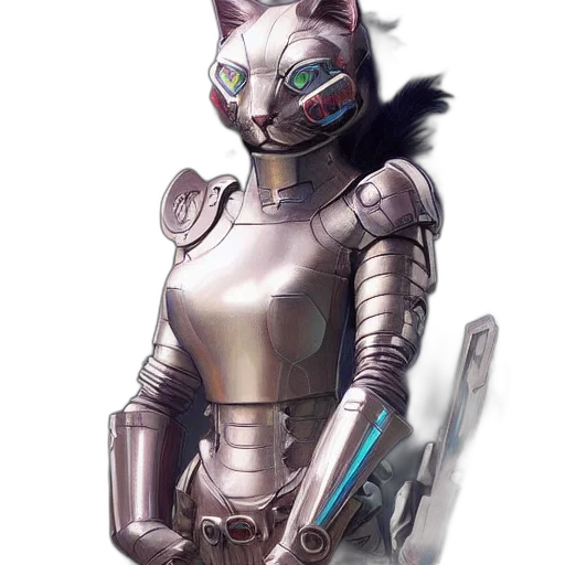 robot, staff, weapon, sword transparent PNG cut-out