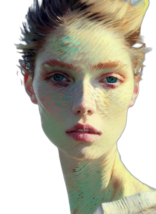 face, mask, robot, creature transparent PNG cut-out