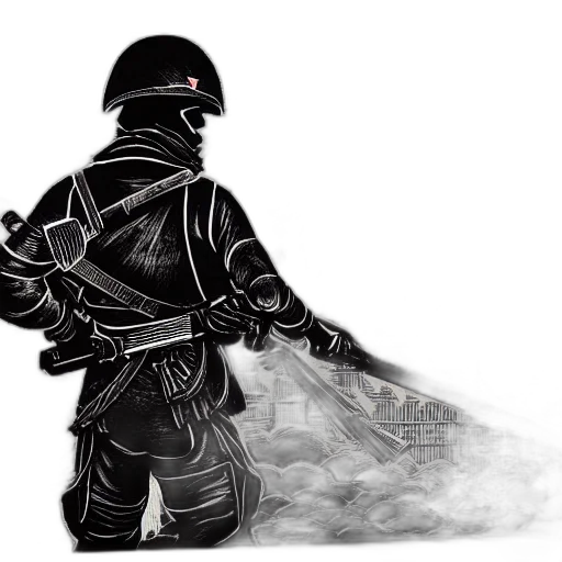 sword, weapon, jacket, mask transparent PNG cut-out