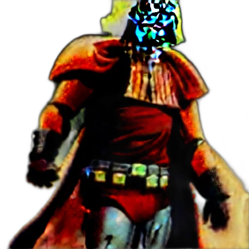mask, robot, staff, face, comic book art, concept art, cartoon, pixel art transparent PNG cut-out