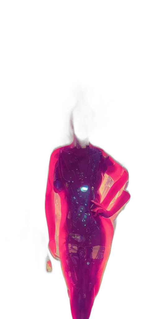 dress, jacket, robot, mask transparent PNG cut-out