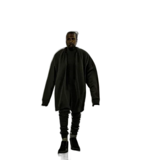 jacket, creature, animal, mask, 3d render, concept art, dark, monochrome transparent PNG cut-out