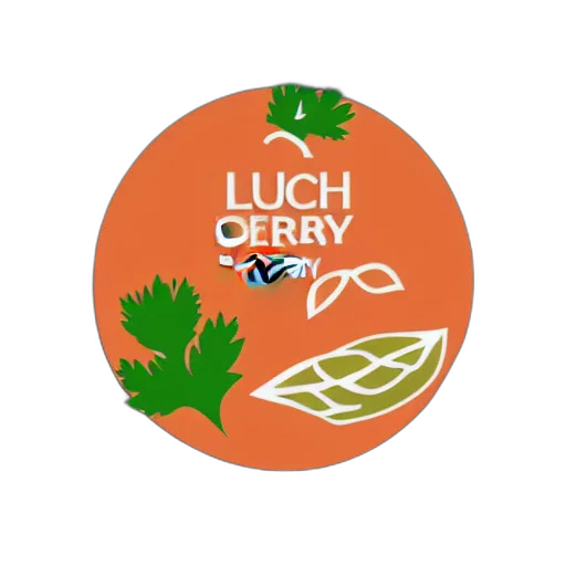 logo, lunch, delivery, parsley transparent PNG cut-out