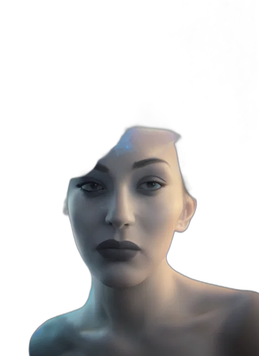 face, mask, robot, crown transparent PNG cut-out
