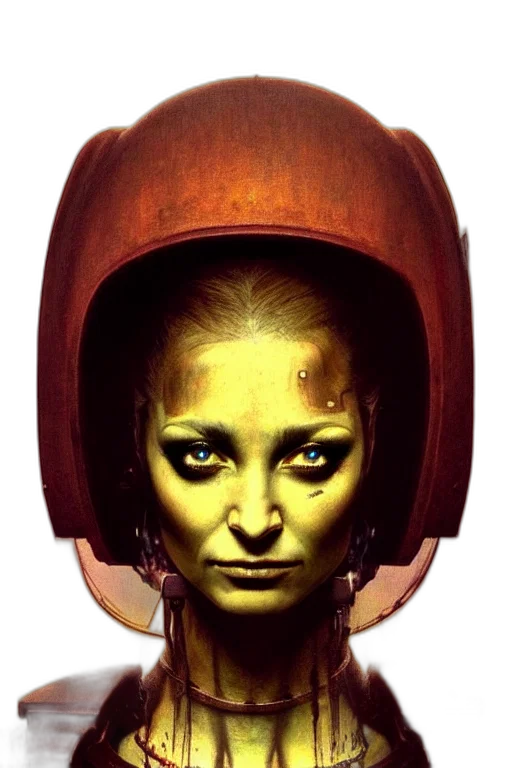 robot, face, mask, cyberpunk, concept art, comic book art, photorealistic, outer space transparent PNG cut-out