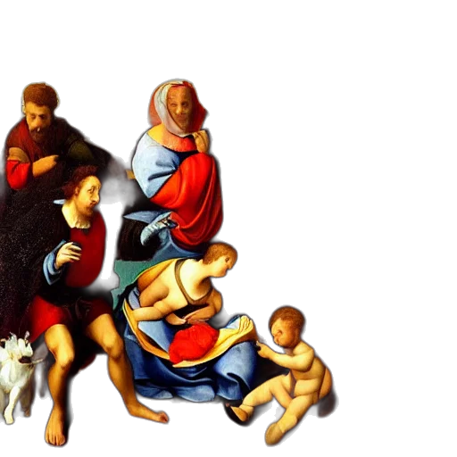 oil painting, concept art, photorealistic, pixel art transparent PNG cut-out