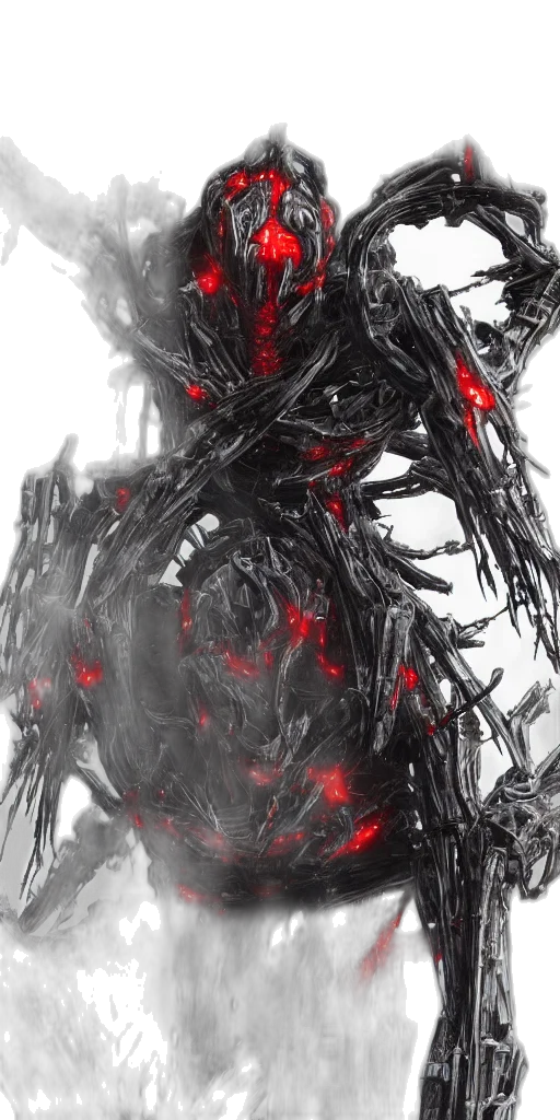 dragon, concept art, comic book art, horrifying transparent PNG cut-out