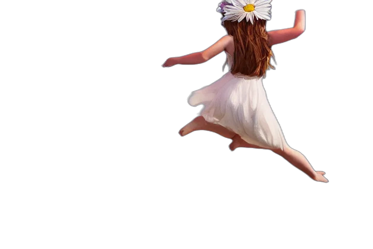flower, dress, creature, mask, 3d render, concept art, photorealistic, pixel art transparent PNG cut-out