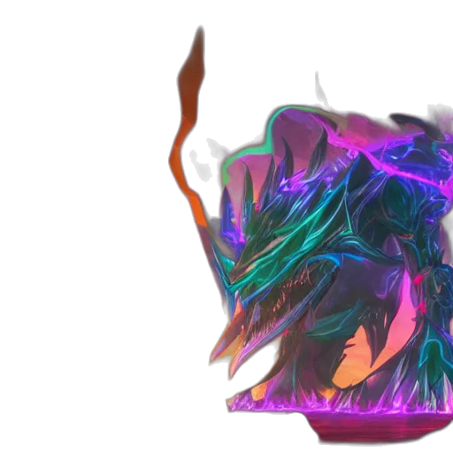 dragon, mask, crown, creature transparent PNG cut-out