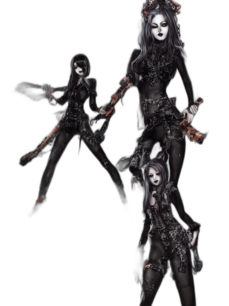 concept art, comic book art, 3d render, fantasy art transparent PNG cut-out