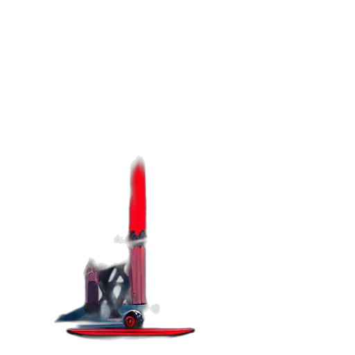 staff, weapon, sword, robot, pixel art, concept art, 3d render, fantasy art transparent PNG cut-out