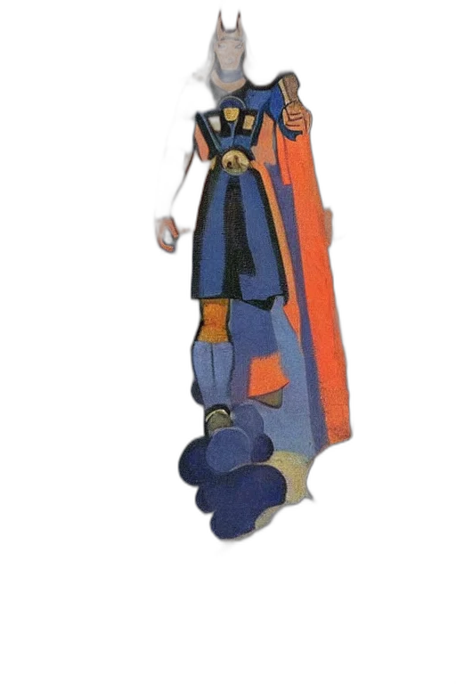 dress, staff, concept art, 3d render transparent PNG cut-out