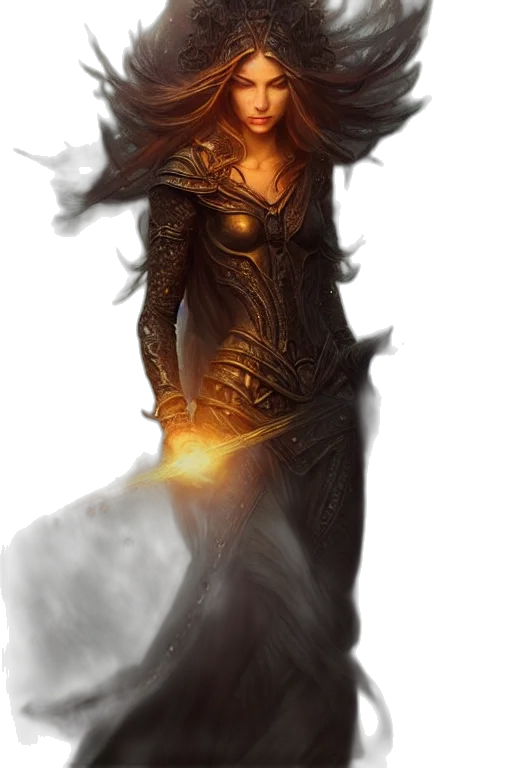 staff, dragon, dress, mask transparent PNG cut-out