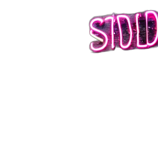 staff, 3d render, pixel art, vaporwave, concept art, neon lights, outer space, neon transparent PNG cut-out