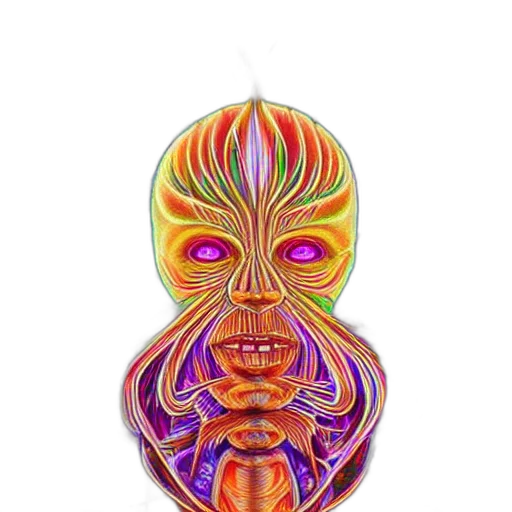 mask, face, creature, crown transparent PNG cut-out