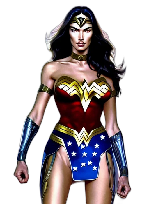 comic book art, concept art, cartoon, fantasy art transparent PNG cut-out