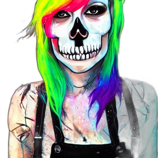 face, mask, jewelry, creature, cartoon, watercolor, photorealistic, fantasy art transparent PNG cut-out