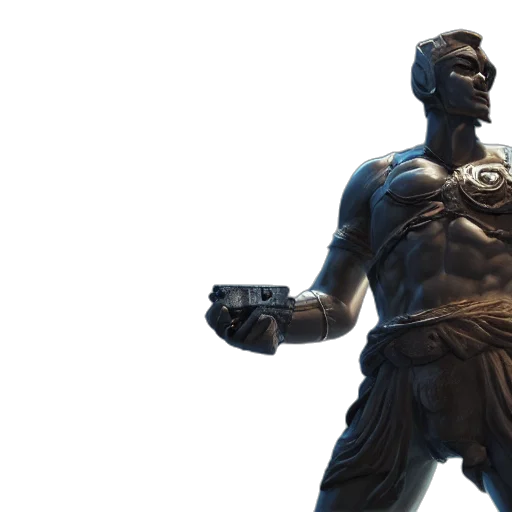 weapon, sword, staff, robot transparent PNG cut-out