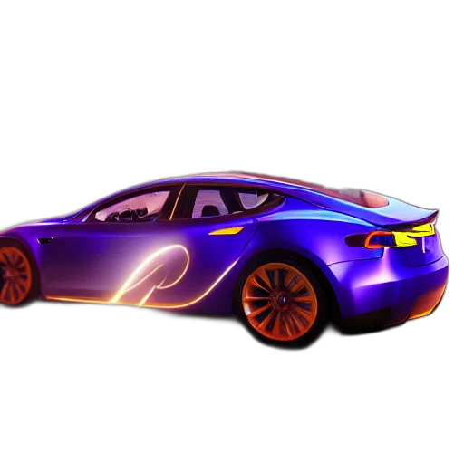 car, 3d render, concept art, photorealistic transparent PNG cut-out