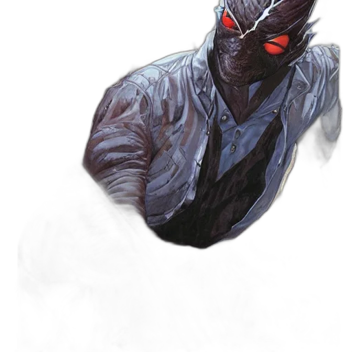 mask, creature, jacket, face transparent PNG cut-out