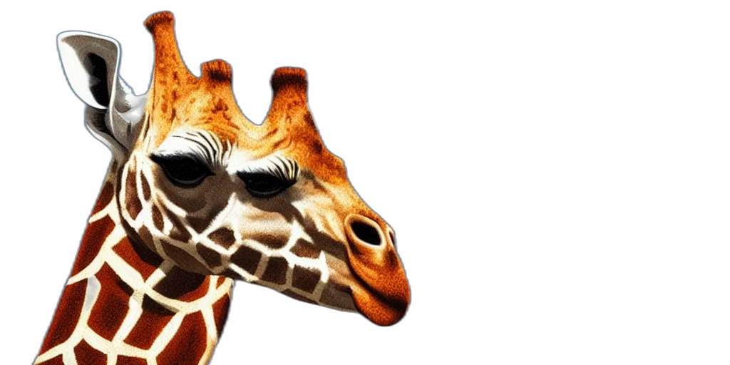 animal, mask, face, creature, 3d render, photorealistic, concept art, watercolor transparent PNG cut-out
