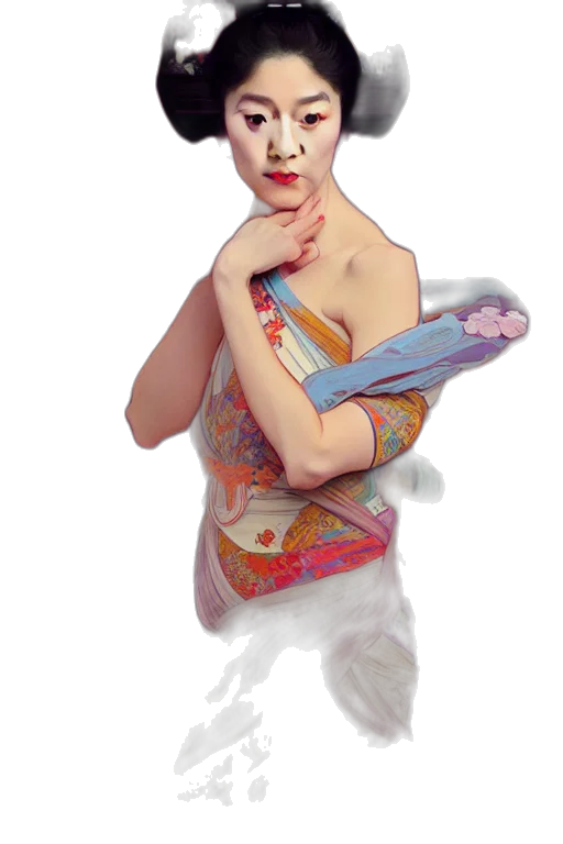 dress, staff, mask, face transparent PNG cut-out