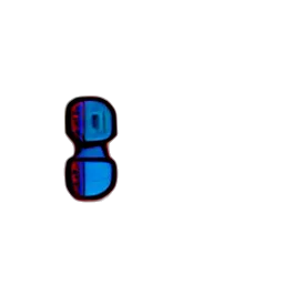 robot, weapon, face, jewelry, pixel art, 3d render, vaporwave, concept art transparent PNG cut-out