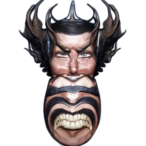 mask, face, crown, creature transparent PNG cut-out