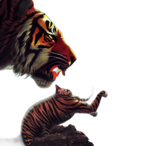 animal, concept art, fantasy art, photorealistic transparent PNG cut-out