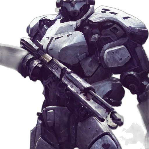 robot, weapon, sword, concept art transparent PNG cut-out