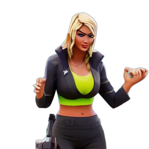 jacket, weapon, staff, face transparent PNG cut-out