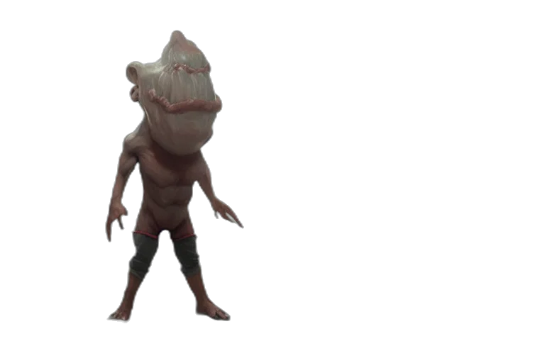creature, animal, mask, staff transparent PNG cut-out