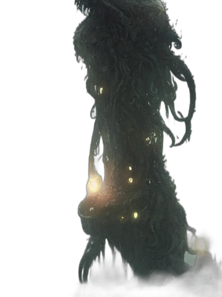 hair, creature, dress, staff, concept art, fantasy art, 3d render, photorealistic transparent PNG cut-out