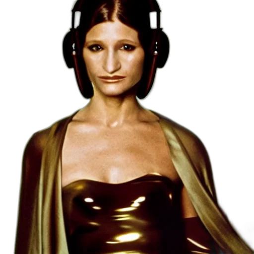 cyberpunk, ellen, barkin, circa, princess, leia, star, wars transparent PNG cut-out