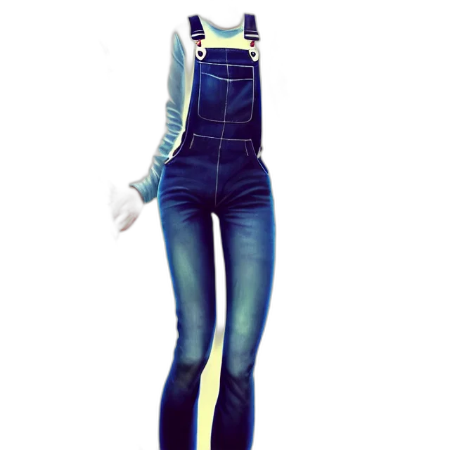 dress, 3d render, concept art, photorealistic, cartoon, blue, monochrome, full transparent PNG cut-out