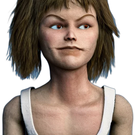 face, mask, creature, hair transparent PNG cut-out