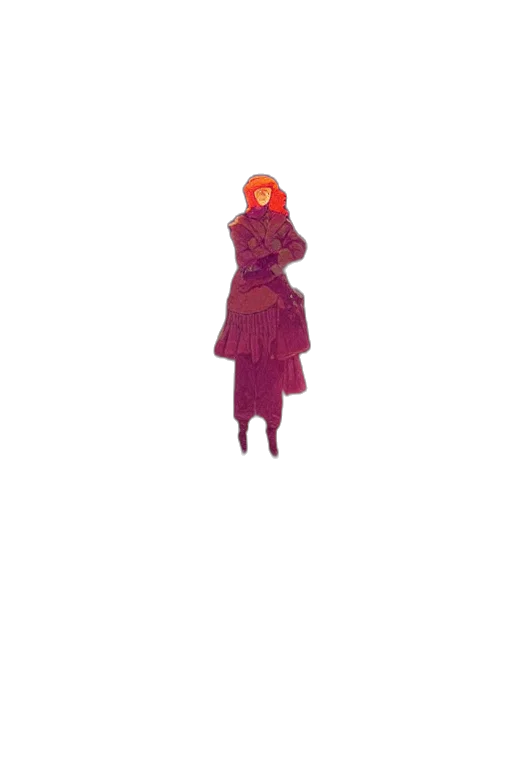 dress, staff, jacket, mask transparent PNG cut-out