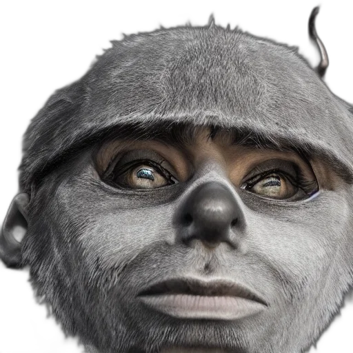 mask, face, creature, animal transparent PNG cut-out
