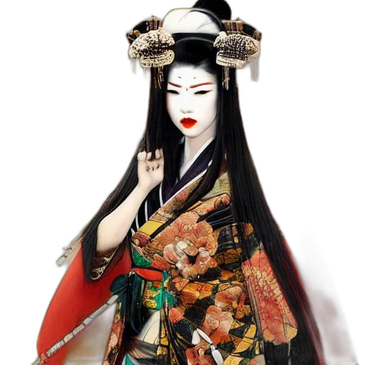 dress, jewelry, staff, mask, fantasy art, concept art, photorealistic, pixel art transparent PNG cut-out