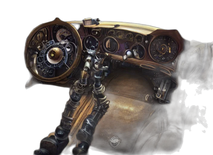 weapon, robot, car, furniture transparent PNG cut-out